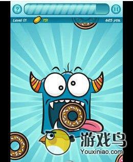 《甜甜圈魔王》评测：大胃王的蓝色小怪物图片4