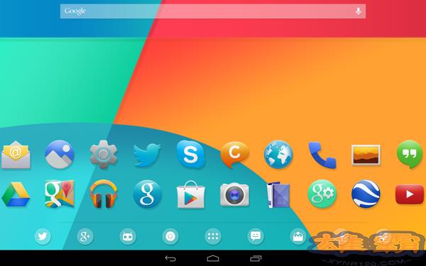 KitKat 4.4 Launcher Theme